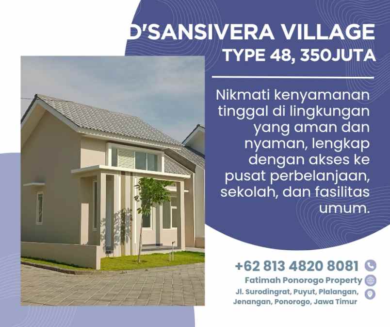dijual rumah surodingrat puyut