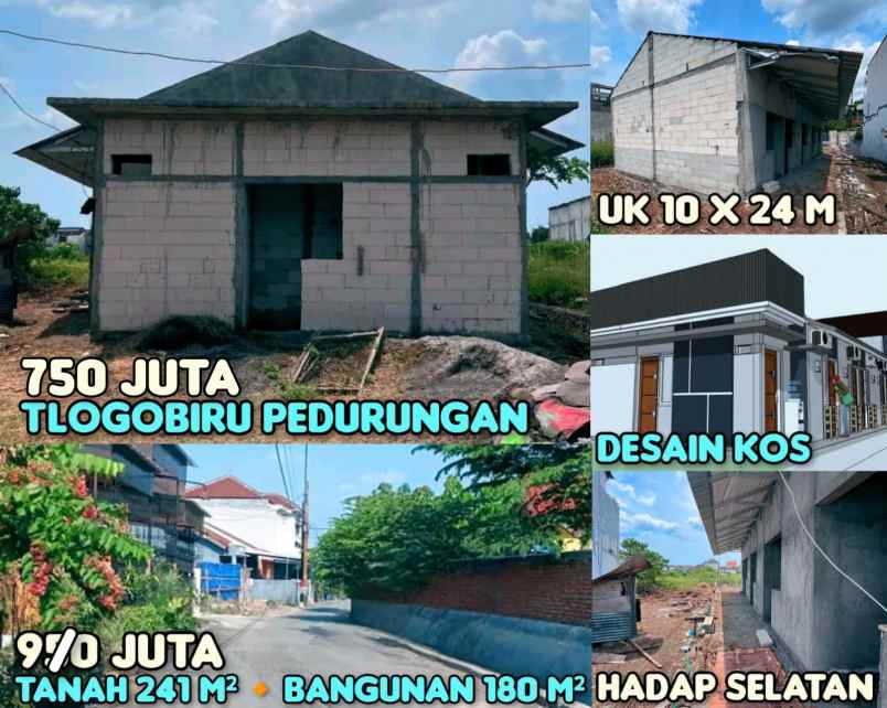 dijual rumah tlogobiru