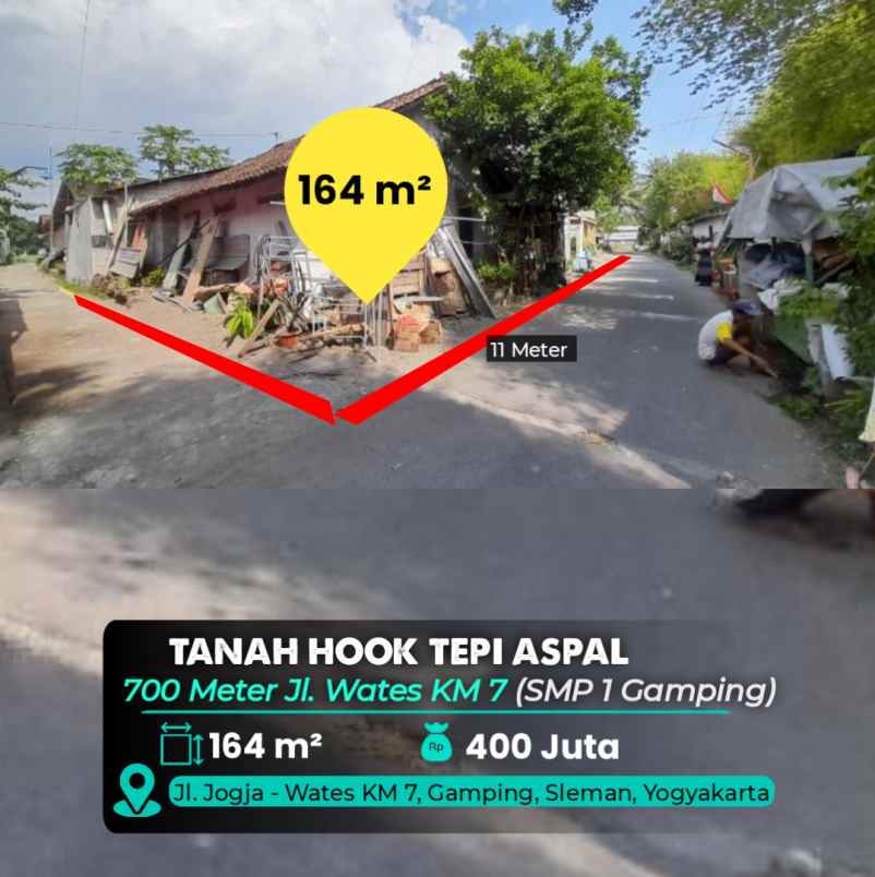 dijual tanah balecatur