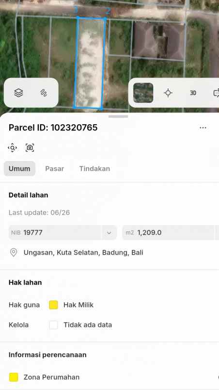 dijual tanah bukit bintang