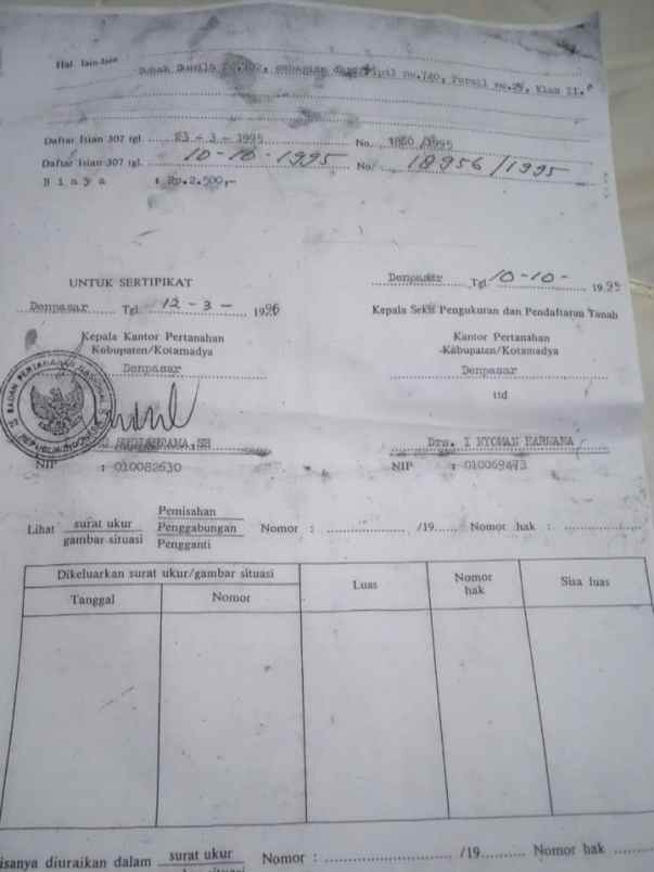 dijual tanah buluh indah