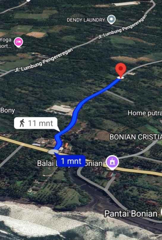 dijual tanah desa bengkel sari