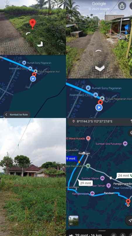 dijual tanah di pagelaran kabupaten malang