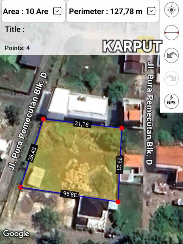 dijual tanah goa gong