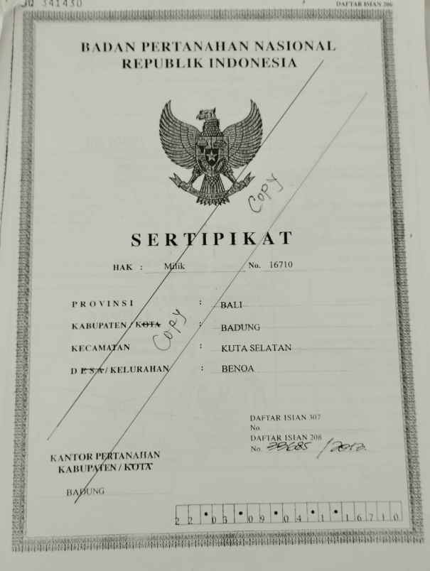 dijual tanah goa gong goa sakenan
