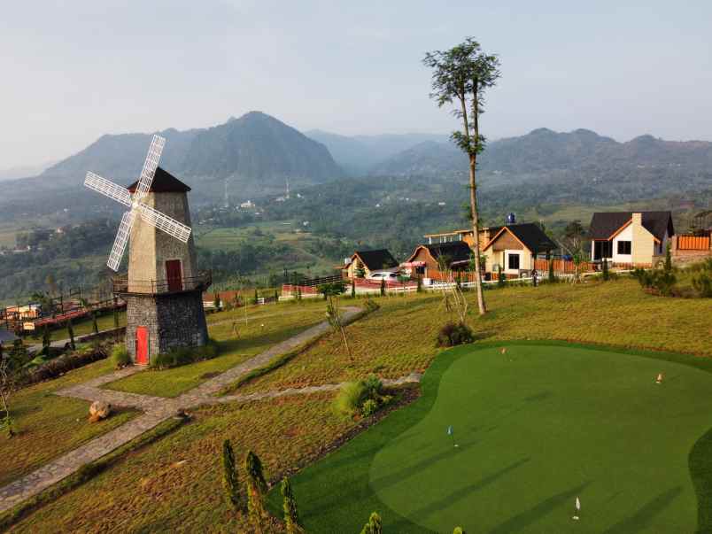 dijual tanah jalan raya puncak dua