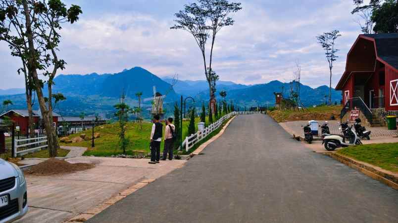 dijual tanah jalan raya puncak dua