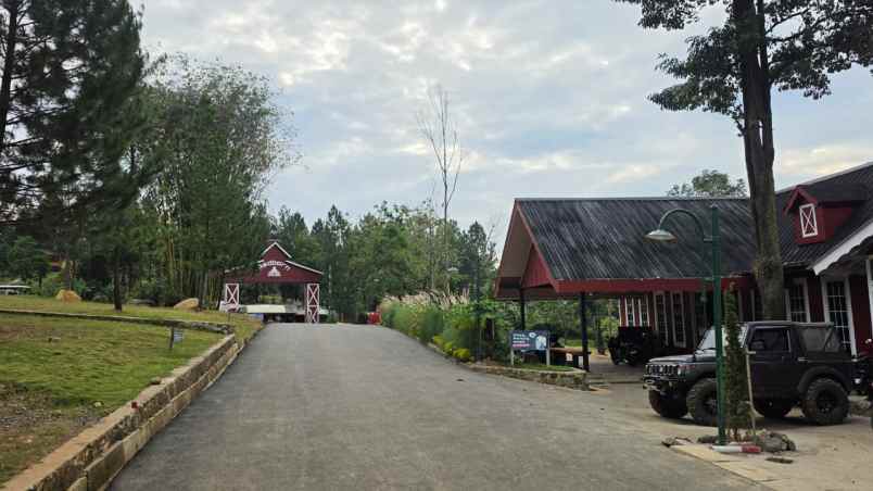 dijual tanah jalan raya puncak dua