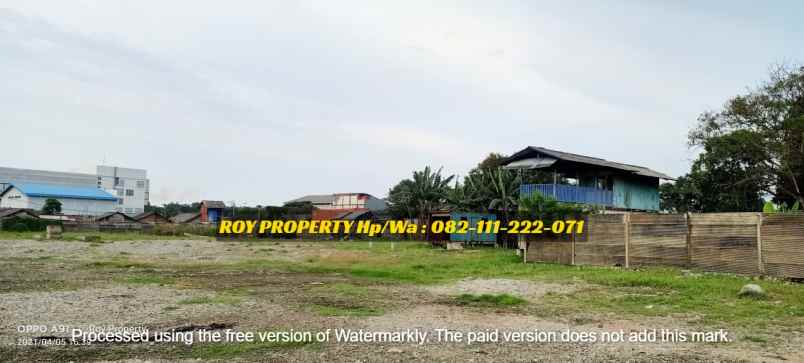 dijual tanah jl marunda makmur segara