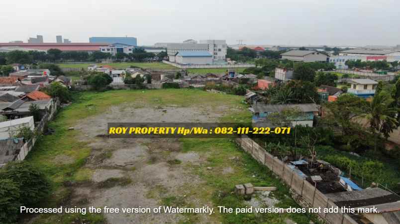 dijual tanah jl marunda makmur segara