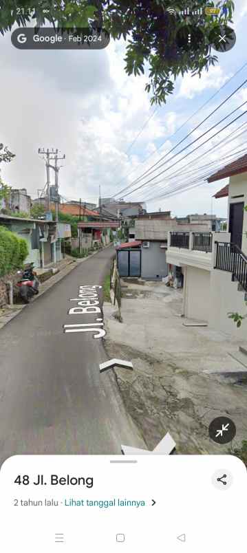 dijual tanah jl nangka gg belong