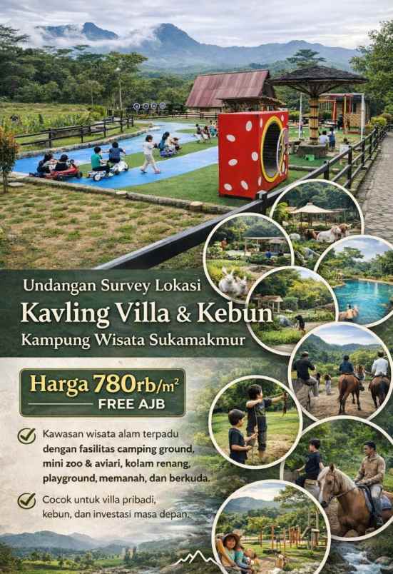 dijual tanah jl sukajaya kec jonggol