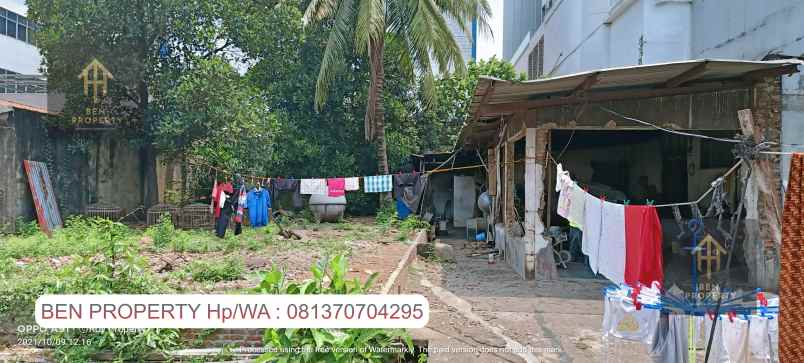 dijual tanah jl tanah ii petojo selatan