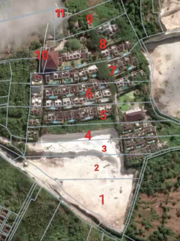 dijual tanah jl tunjung 2