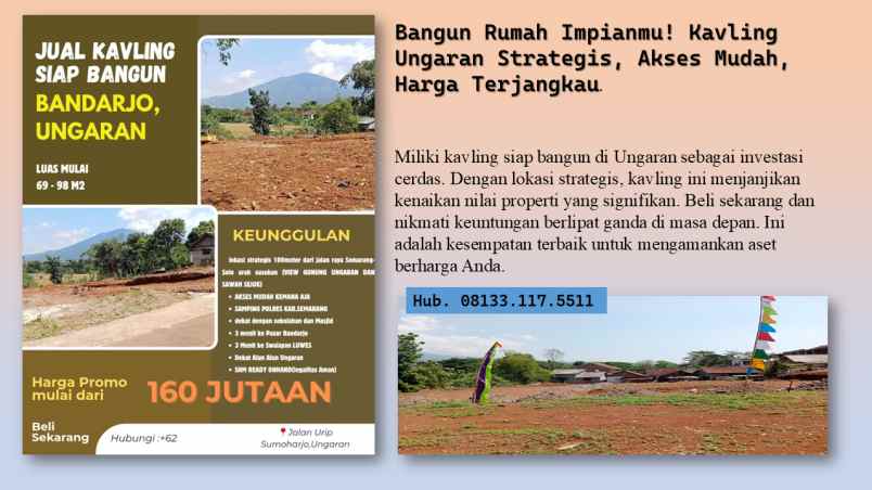 dijual tanah jl urip sumoharjo