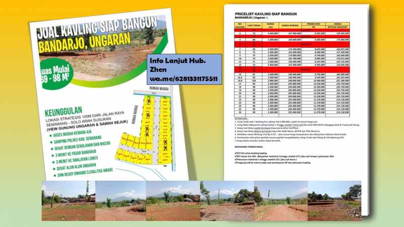 dijual tanah jl urip sumoharjo