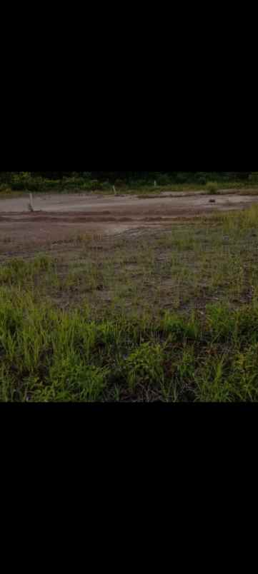 dijual tanah jl utama kontainer aimas