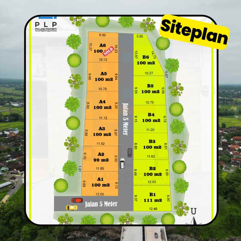 dijual tanah kalibulus bimomartani