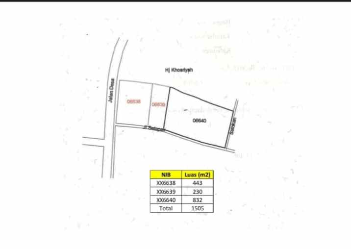 dijual tanah kalisuren