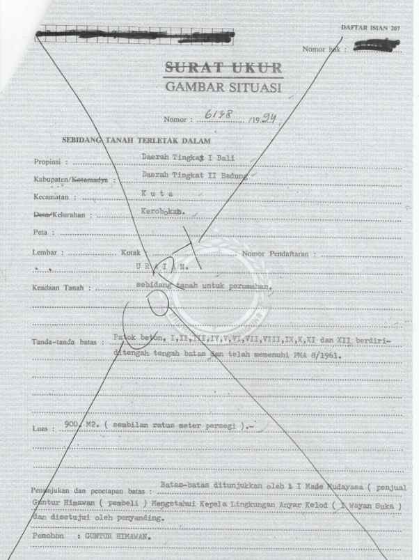 dijual tanah kerobokan canggu