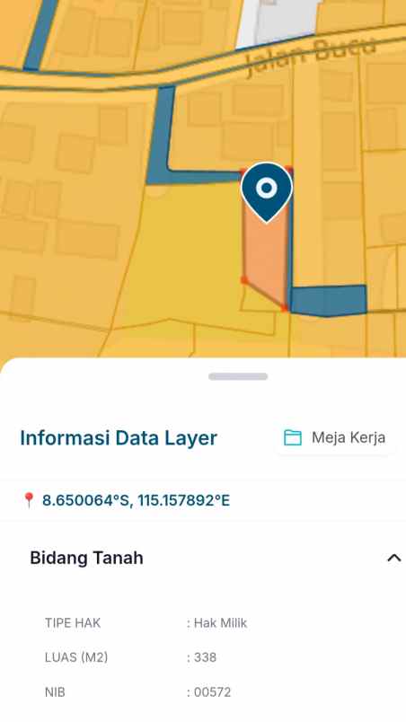 dijual tanah kerobokan canggu