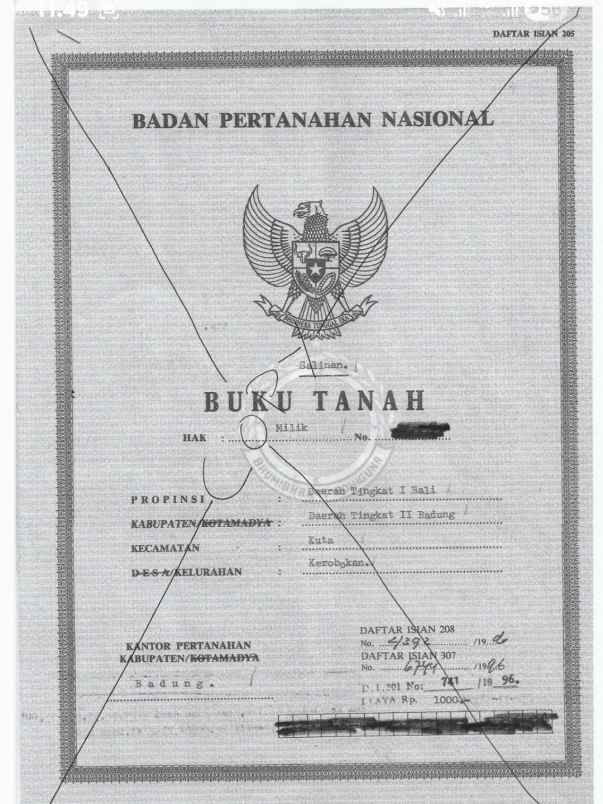 dijual tanah kerobokan canggu