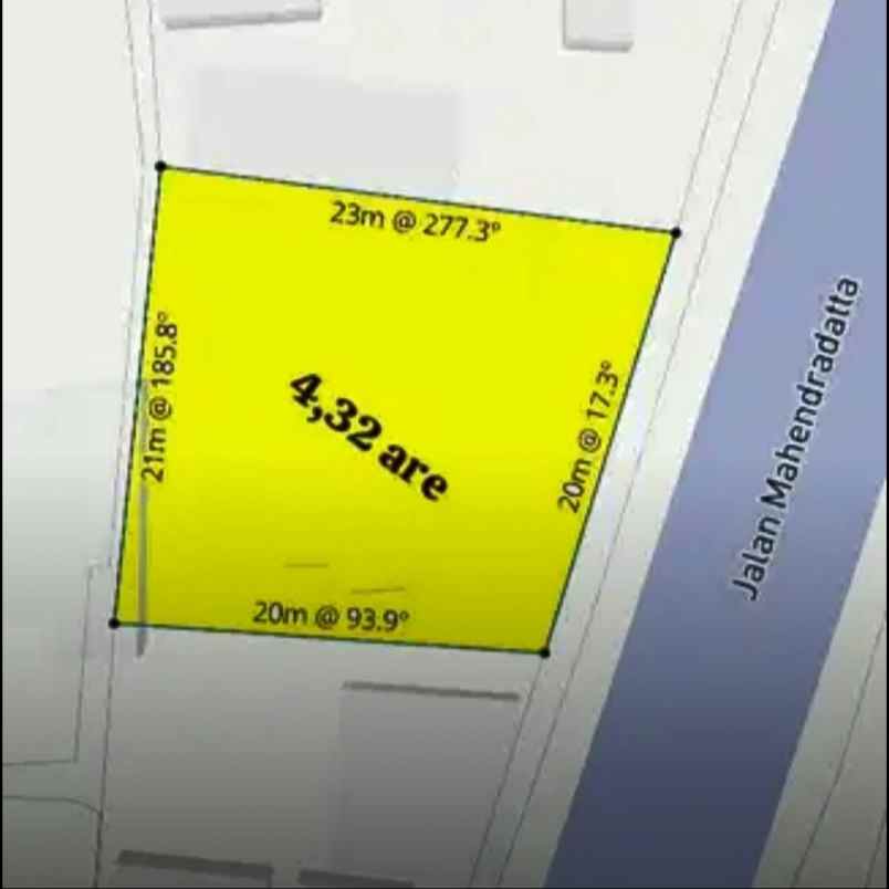 dijual tanah mahendradata