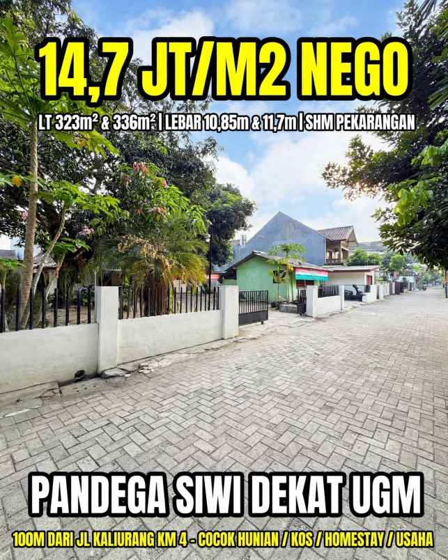 dijual tanah pandega siwi caturtunggal