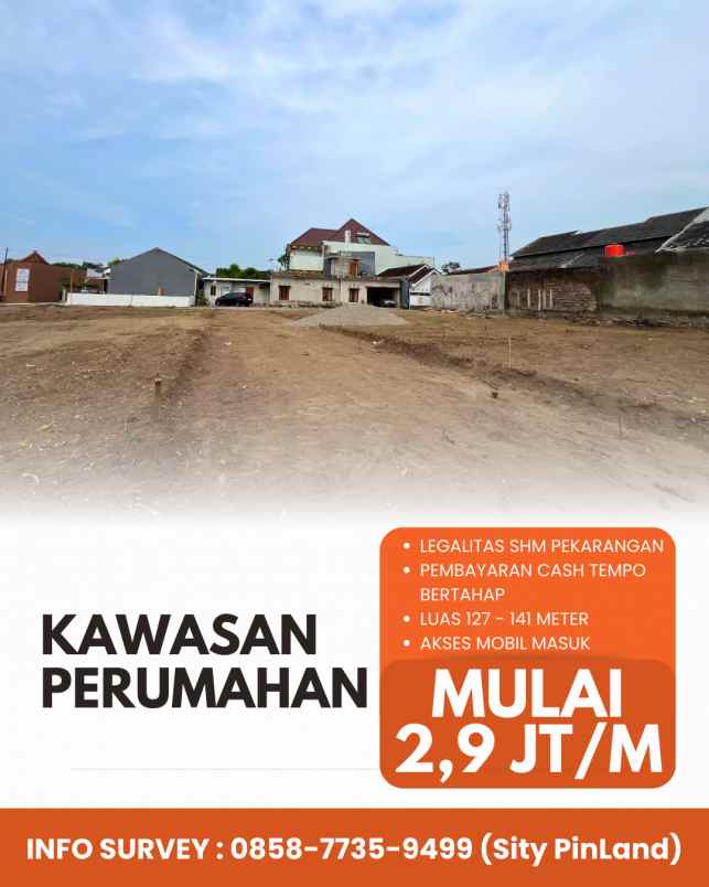 dijual tanah pucanganom wedomartani