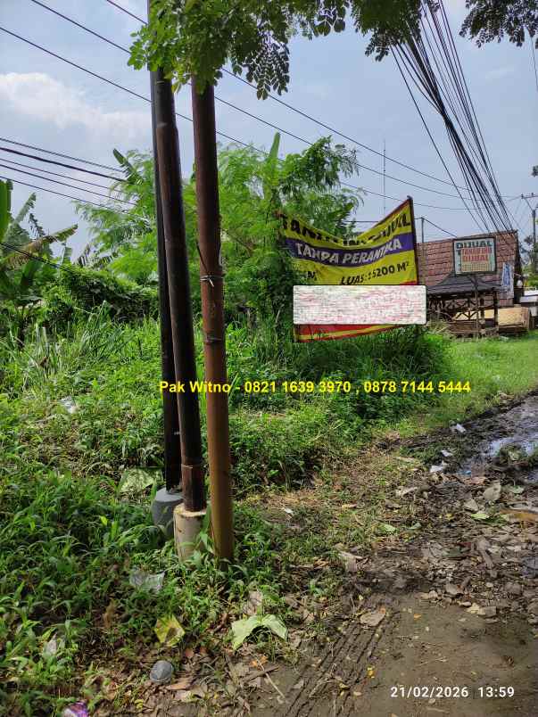 dijual tanah siap bangun lokasi strategis