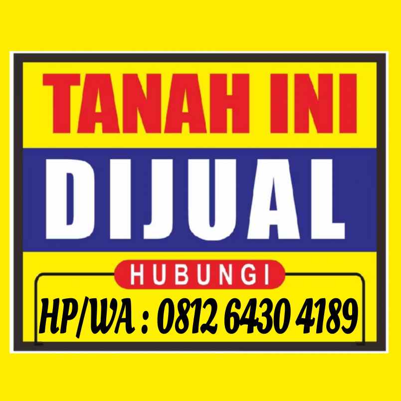 dijual tanah sibirubiru