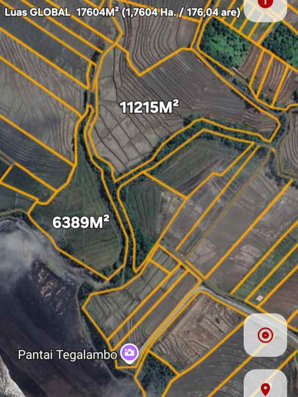 dijual tanah tibubiu