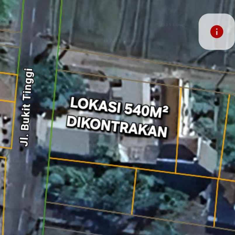 disewakan tanah bringkit