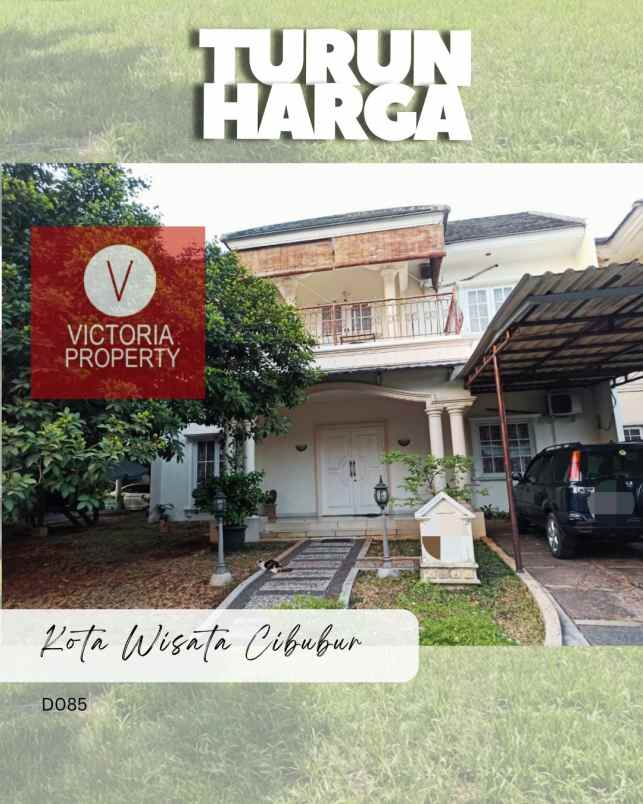 for sale rumah hook kota wisata cibubur turun harga