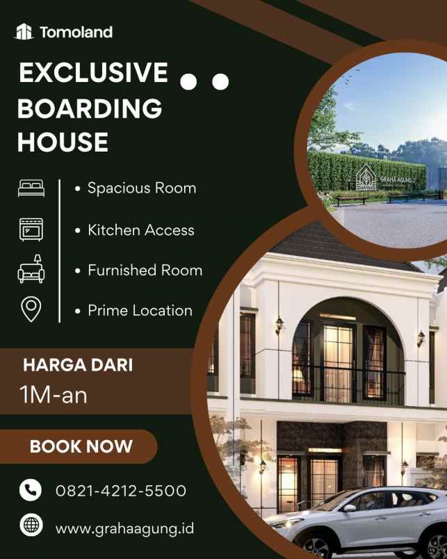 hunian malang eksklusif di pusat kota siap huni