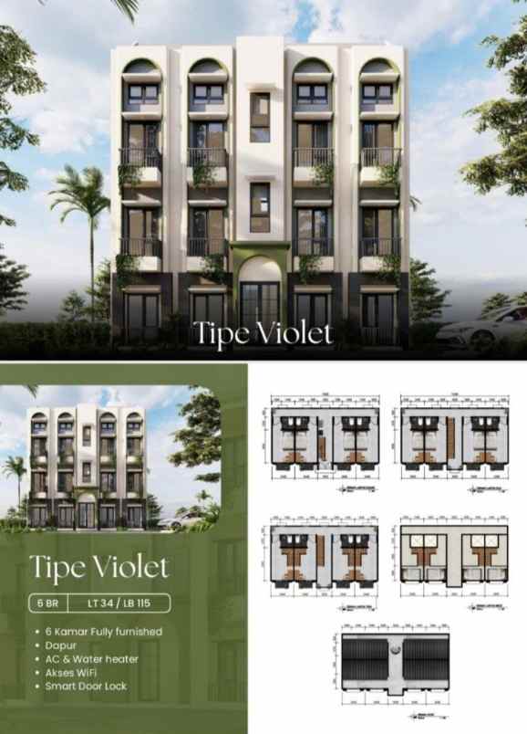 investasi kost di bogrs botanical garden suite 1 25 m