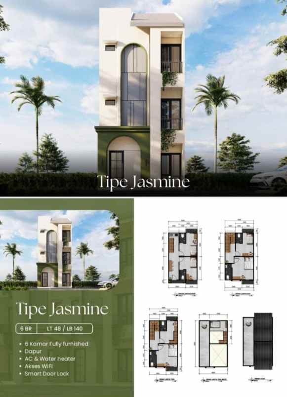 investasi kost di bogrs botanical garden suite 1 25 m