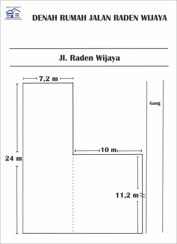 jual cepat bu rumah full bangunan 0 jalan raya shm