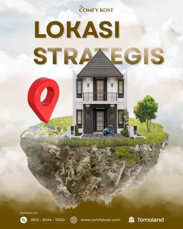 jual rumah kost 8 kamar lokasi premium malang kota ub
