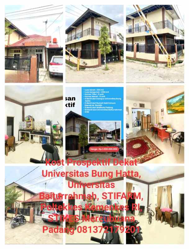 Kost Prospektif Dekat Universitas Bung Hatta Padang