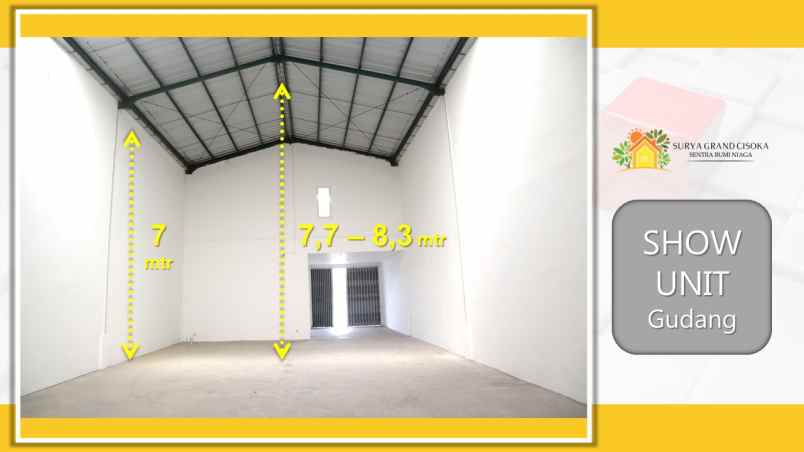 ruko gudang kantor jl cisoka tangerang