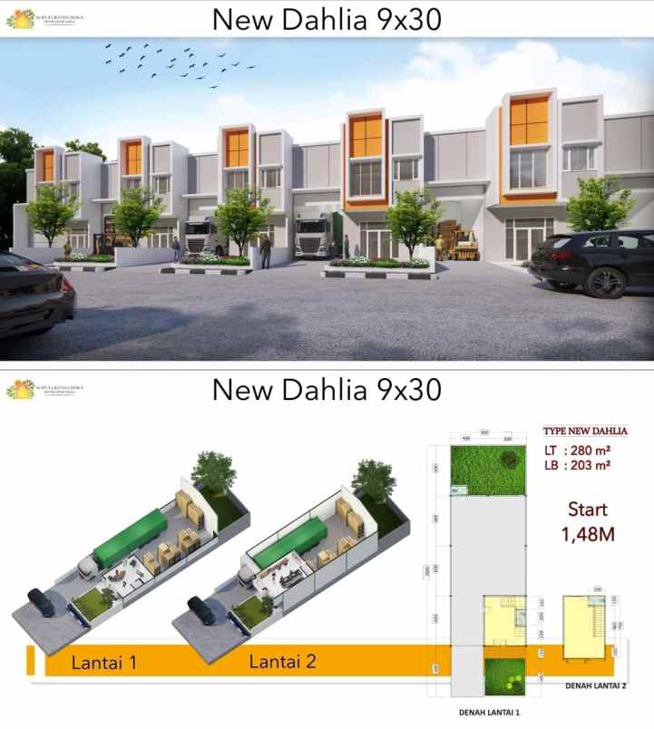 ruko gudang kantor jl cisoka tangerang