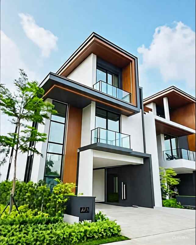 rumah 3lantai private lift di kota depok