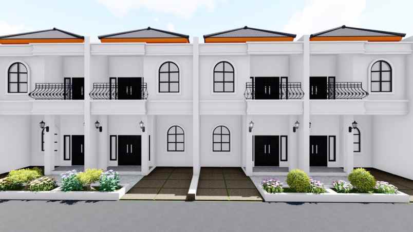 rumah akses stasiun krl bebas banjir di depok