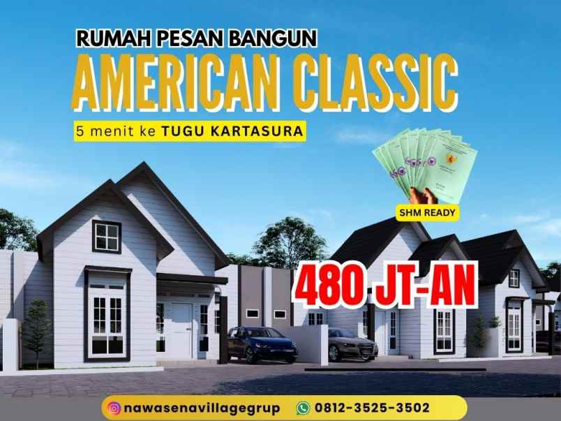 rumah american classic di kartasura