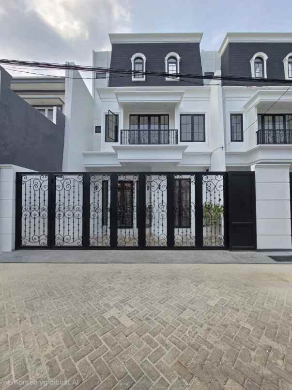 rumah baru classic modern siap huni di pondok bambu
