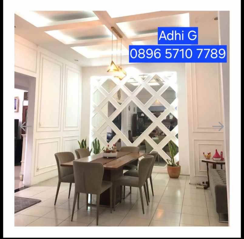 rumah cantik nan nyaman siap huni di antapani