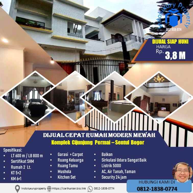 rumah cijunjung permai sentul