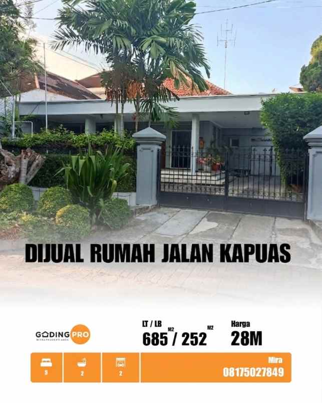 rumah classic lahan luas