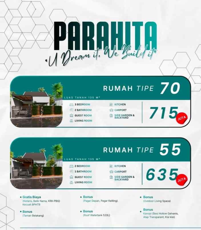 rumah dekat bsb konsep tropis minimalis